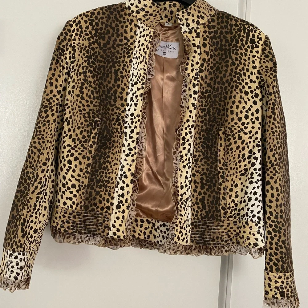 Leopard Print Blazer - Picture 1 of 2